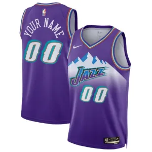 Maglia Utah Jazz Personalizzata Classic Edition 2022-23 Swingman Viola - Uomo