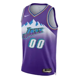Maglia Utah Jazz Personalizzata Classic Edition 2022-23 Swingman Viola - Uomo
