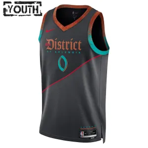 Maglia Washington Wizards Bilal Coulibaly City Edition 2023-24 Swingman Nero - Bambino