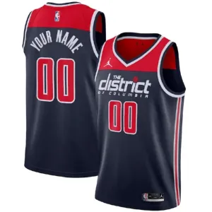 Maglia Washington Wizards Jordan Personalizzata Statement Edition Swingman Nero - Uomo