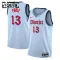 Maglia Washington Wizards Jordan Poole City Edition 2024-25 Swingman Blu - Bambino