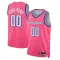 Maglia Washington Wizards Personalizzata City Edition 2022-23 Swingman Rosa - Uomo