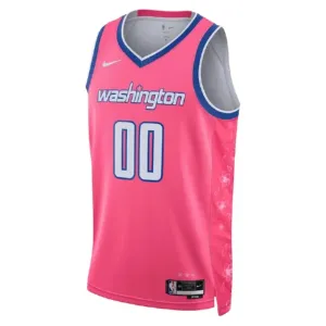 Maglia Washington Wizards Personalizzata City Edition 2022-23 Swingman Rosa - Uomo