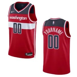 Maglia Washington Wizards Personalizzata Icon Edition Swingman Rosso - Uomo