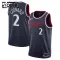 Maglia LA Clippers Kawhi Leonard Icon Edition 2024-25 Swingman Navy - Bambino