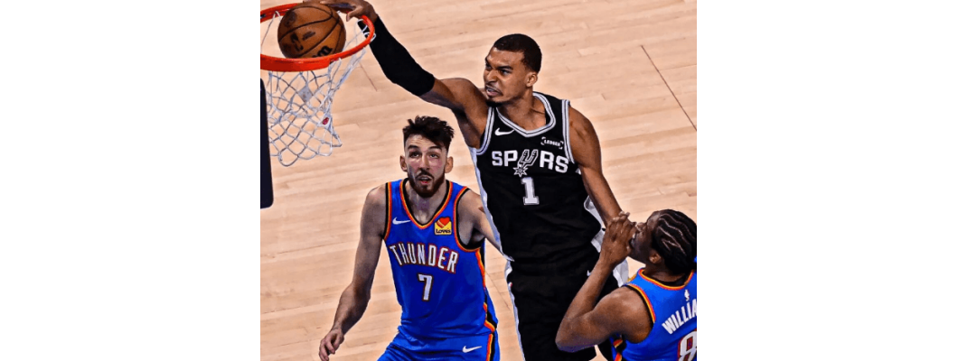 41+24 al doppio tempo supplementare! Wembanyama pone fine alla striscia di otto vittorie consecutive dei Thunder 41+24 al doppio tempo supplementare! Wembanyama pone fine alla striscia di otto vittorie consecutive dei Thunder