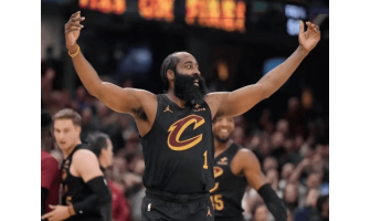 Harden, 36 anni, rimane una figura chiave per i Cavaliers nei playoff